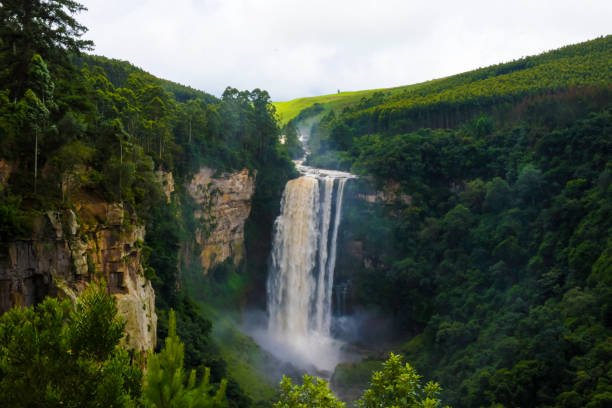 Karkloof waterfall in midlands meander KZN south africa