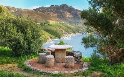 A photo a picnic area near Shapmanns Peak Road, Cape Town, South Africa