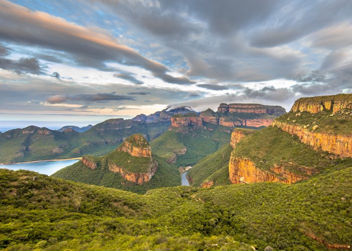 Blyde river canyon Three rondavels view